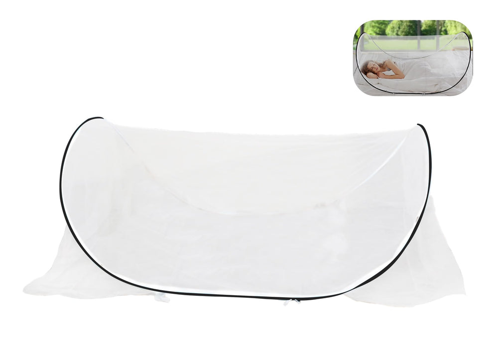 Gugxiom mosquito net pop-up fold design enables quick setup and travel portability.