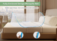 Gugxiom net-bottom enclosed sleep design keeps insects out for undisturbed nights.