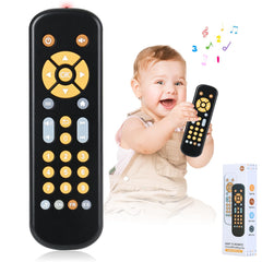 GUIGUZHJ baby remote front view promotes easy grip and imaginative play.
