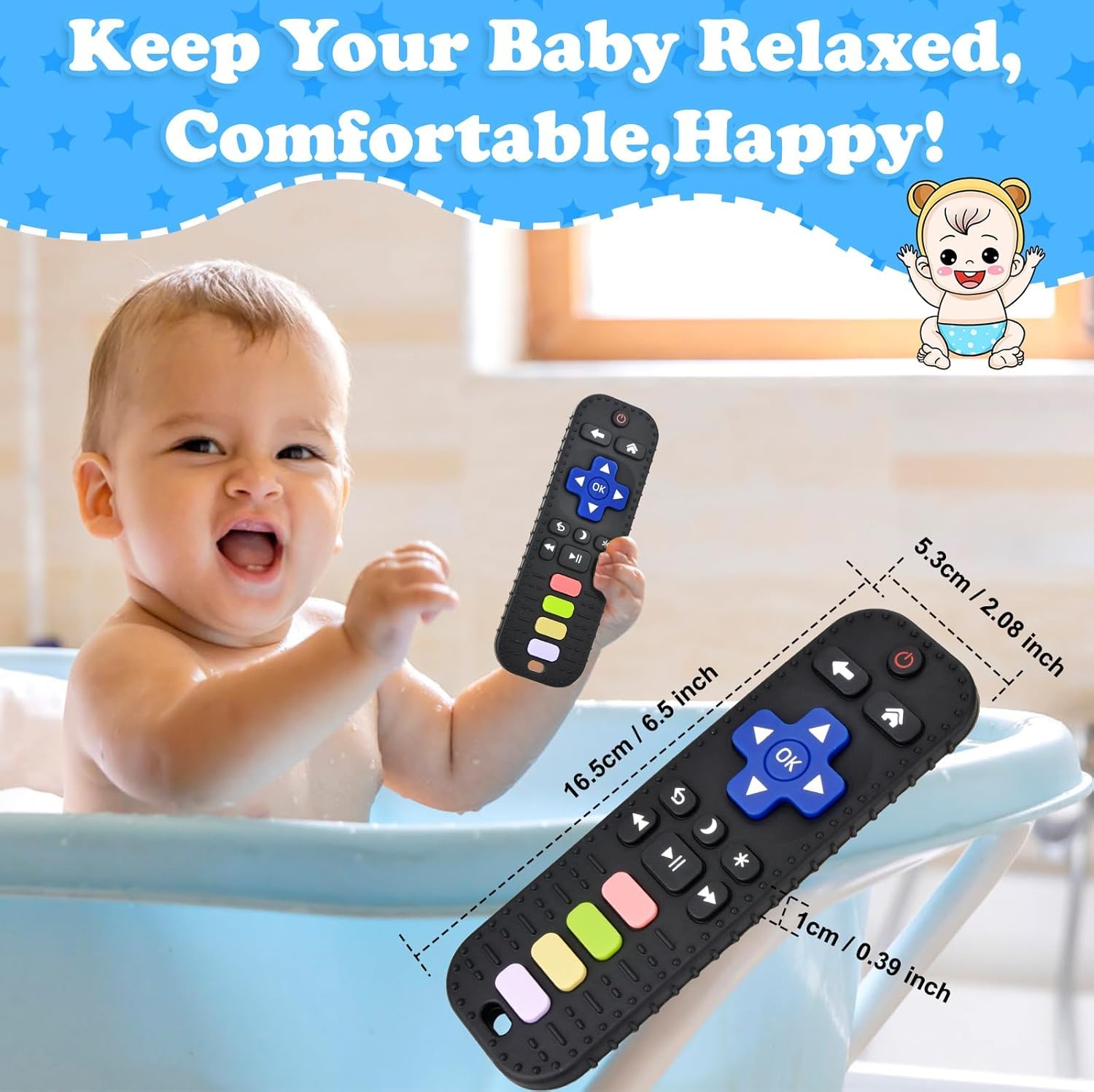 GUIGUZHJ teether makes a gentle newborn-friendly gift.