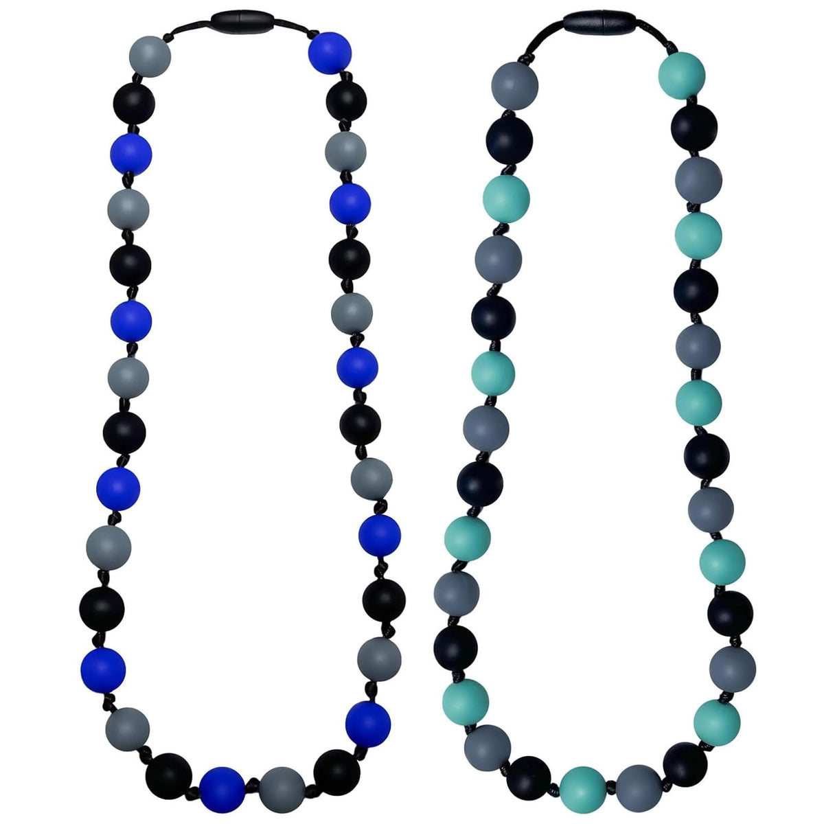 GUIGUZHJ chew necklace silicone closeup shows a safe chewing surface for sensory use.