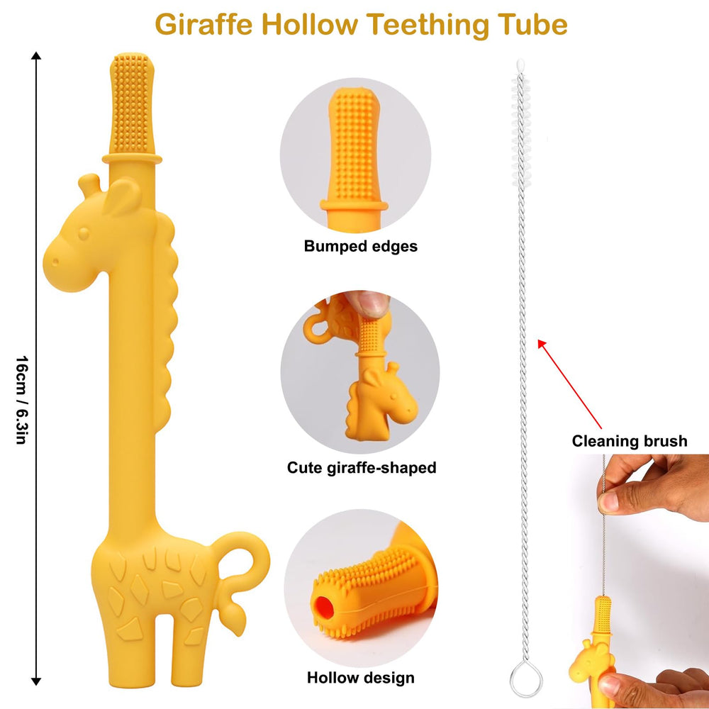Guiguzhj remote teether toy features easy grip silicone for self-soothing rituals