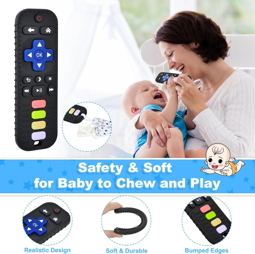GUIGUZHJ teether provides gums relief with soft silicone.