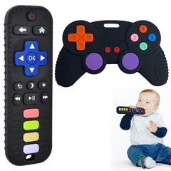 GUIGUZHJ silicone teether remote design easy grip for tiny hands.