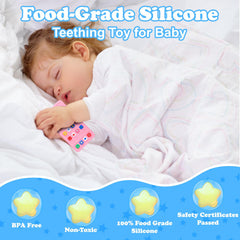 Guiguzhj soft-texture teether highlighting gentle bite relief