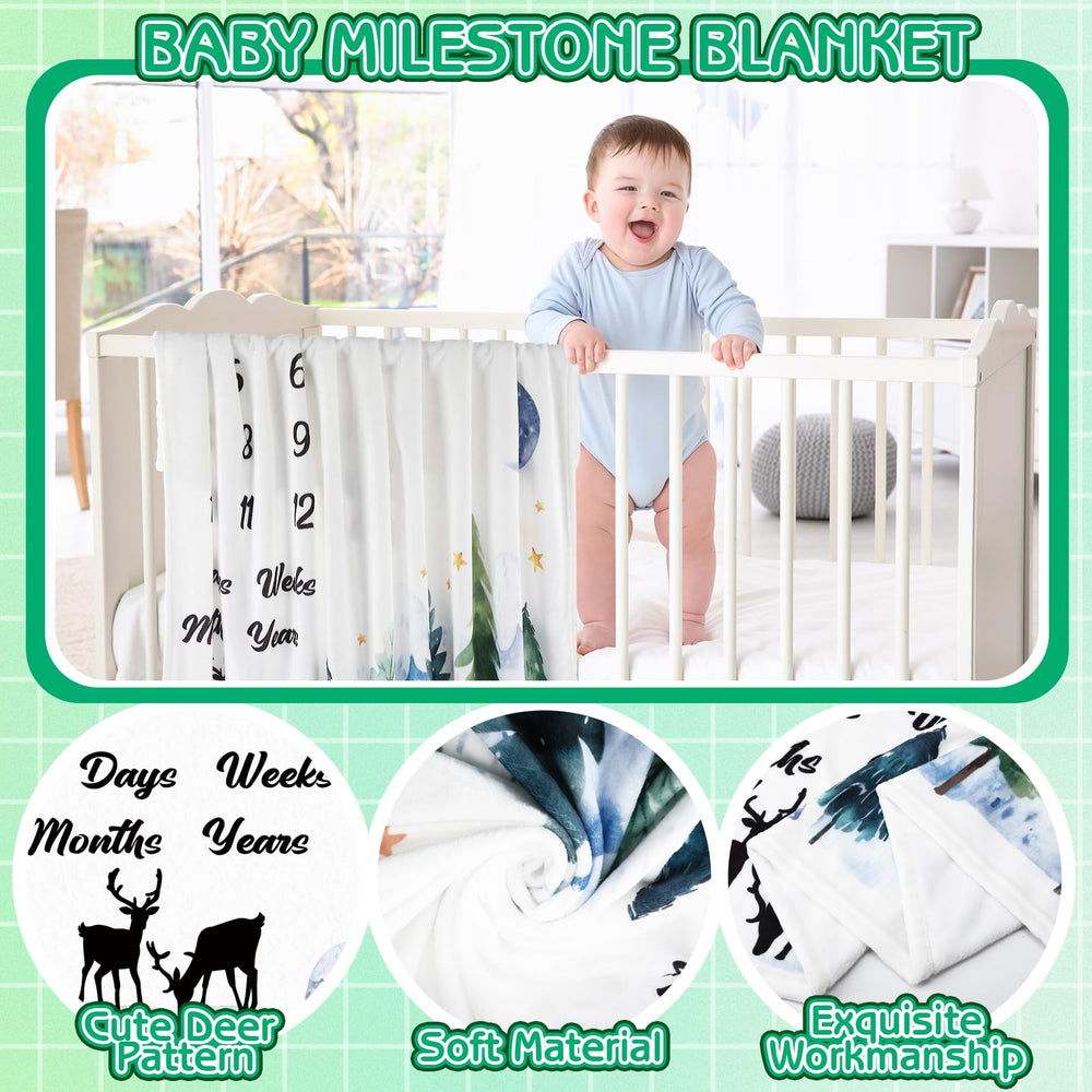 Guiqulai soft bibs complement milestone setups for gentle photo sessions.