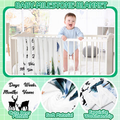 Guiqulai soft bibs complement milestone setups for gentle photo sessions.