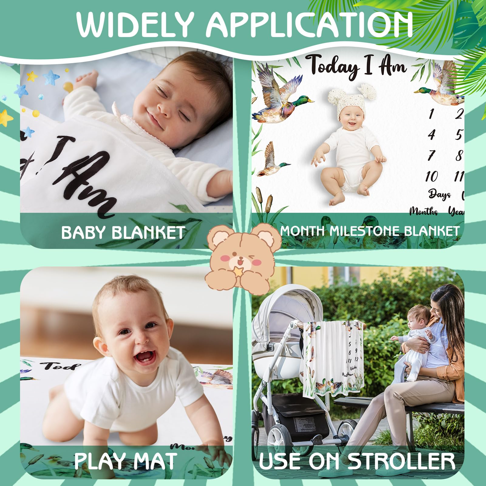 Guiqulai baby nursery decor features playful duck motif for spaces.