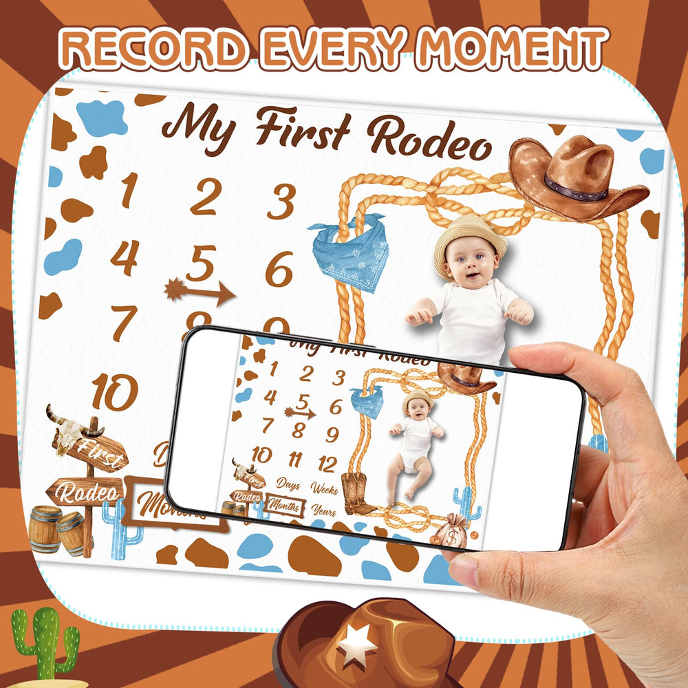 Guiqulai cow print pattern brings western charm to nursery decor.