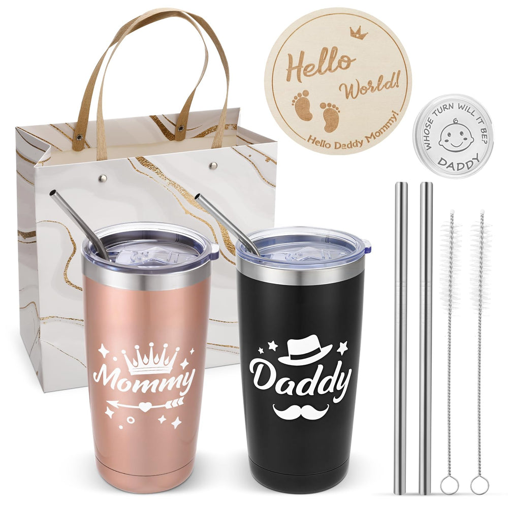 Guiqulai New Mom gift tumblers for mom and dad keep beverages at ideal temperatures.