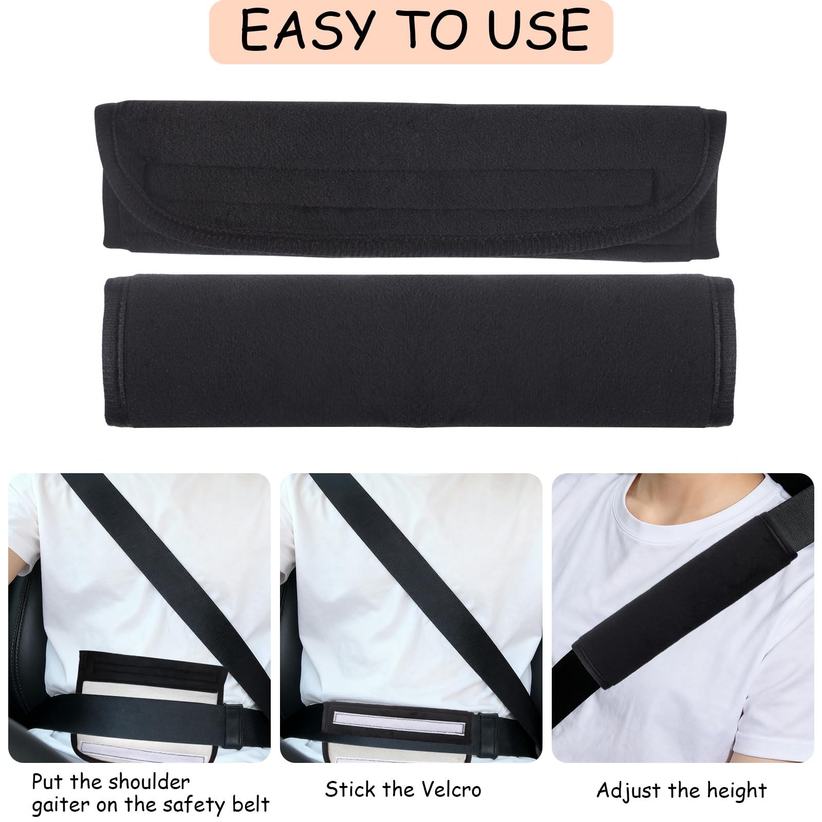 Guirnd easy-install strap pad demonstrates quick wrap and secure placement.