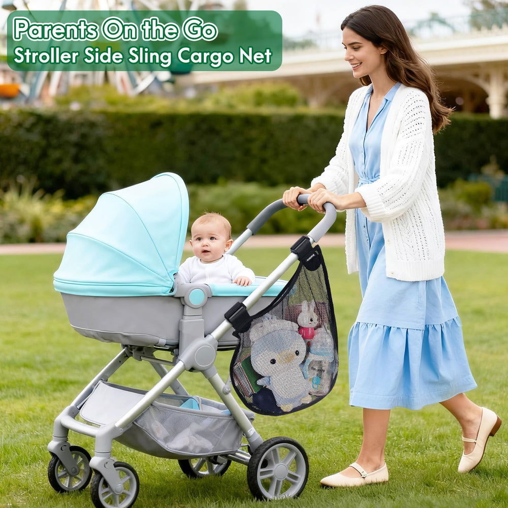 Guiseapue side sling anti-slip strap keeps items secure on bumpy routes.