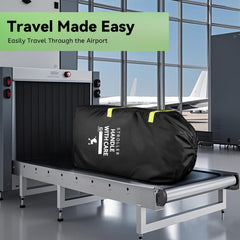 Guiseapue stroller bag with PVC name tag for quick airport identification.