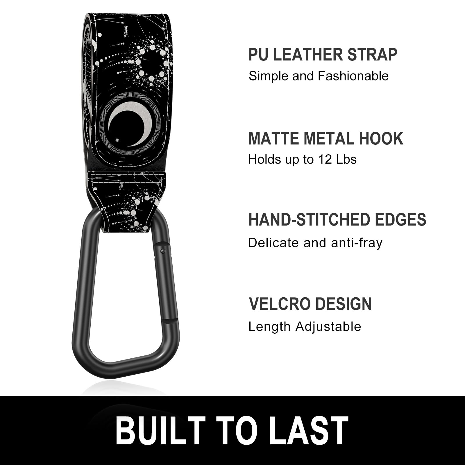 Gukeniu Starry Sky Velcro strap closeup shows secure wrap and anti-slip design