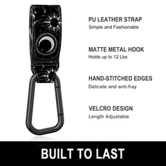 Gukeniu Starry Sky Velcro strap closeup shows secure wrap and anti-slip design