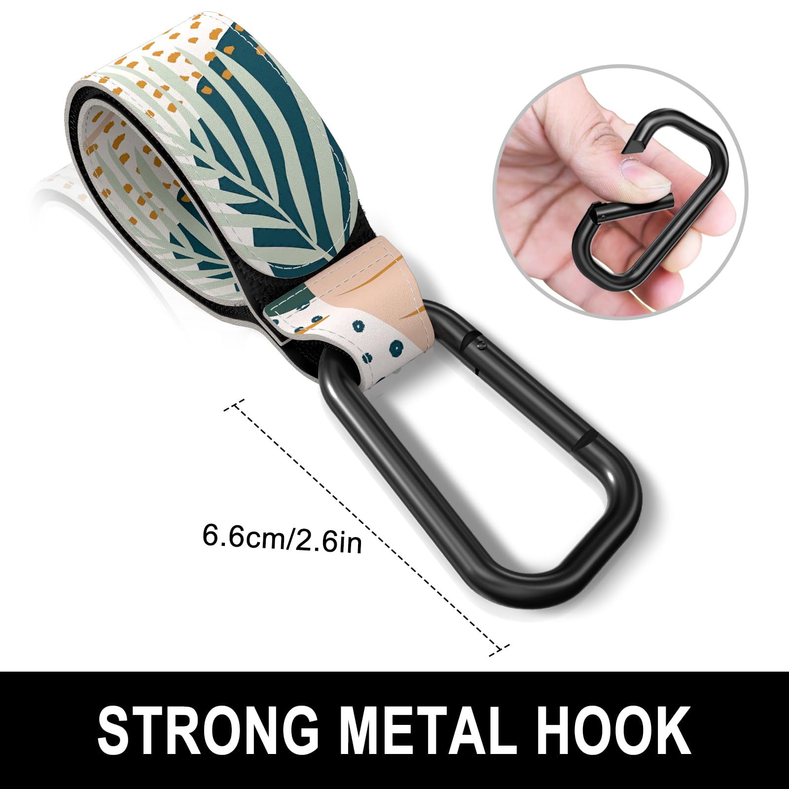 Gukeniu stroller hooks easy-use design requires no tools for quick setup.