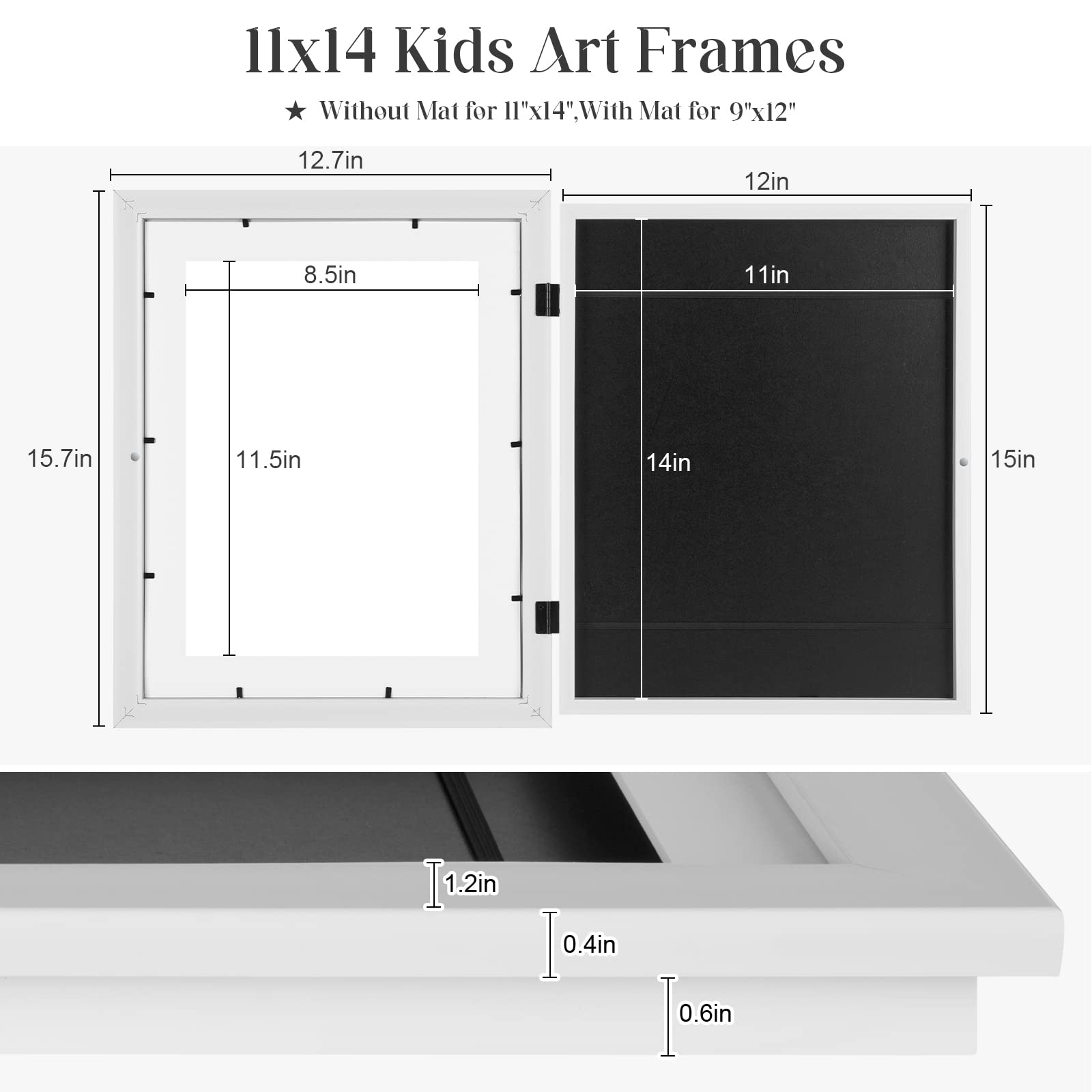 gulethun 180-degree open-front frame enables quick changes without fuss