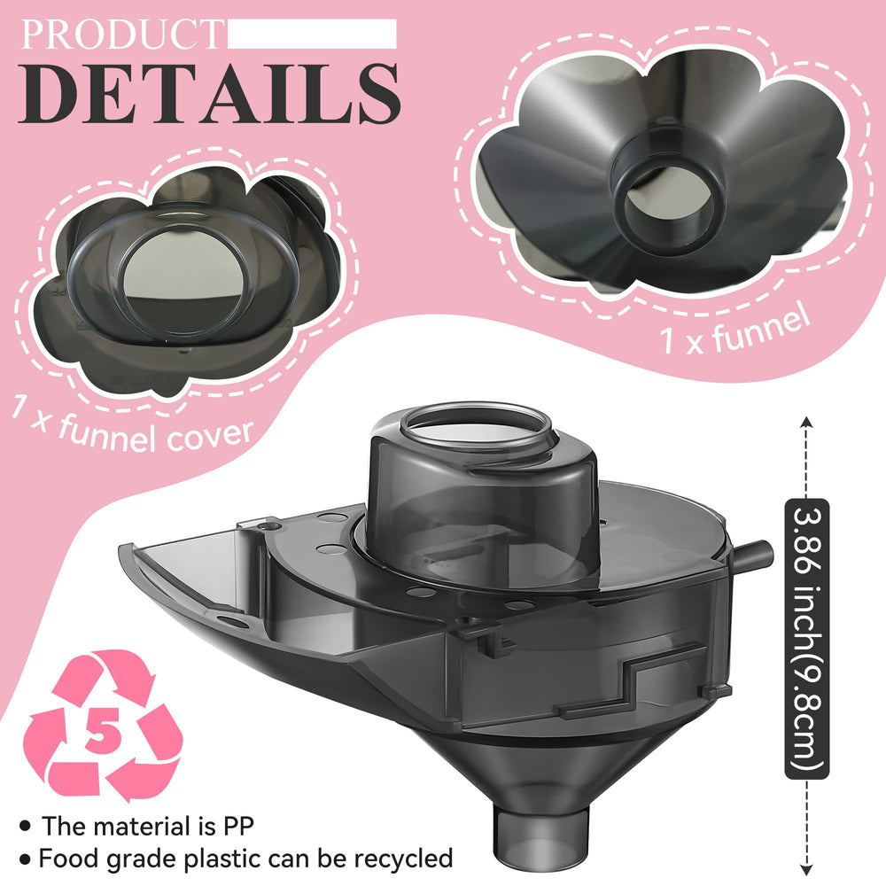 Gulfmew PP food-grade material ensures safe, durable funnel