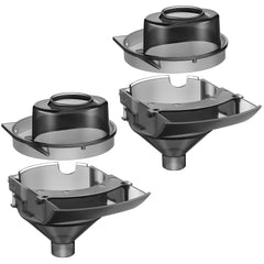 Gulfmew two-sets funnel and cover pack reduces spills during formula prep.