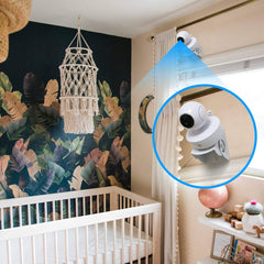GUMBALL mount compatible with Arlo and Motorola for versatile use