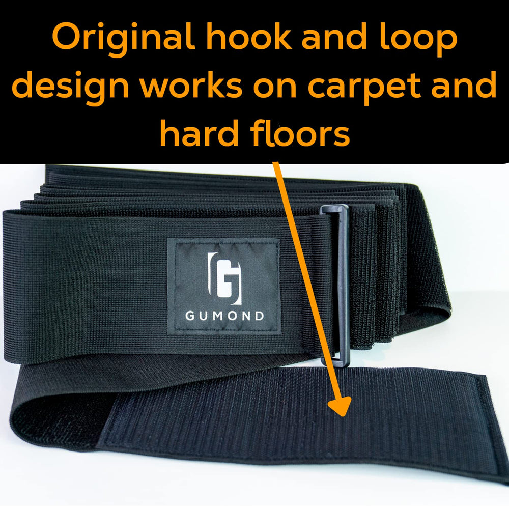 Gumond durable stretch detail highlights elastic material for flexible, long-lasting fit.
