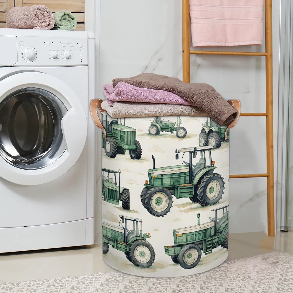 Gumuslen laundry basket open full showing ample capacity.