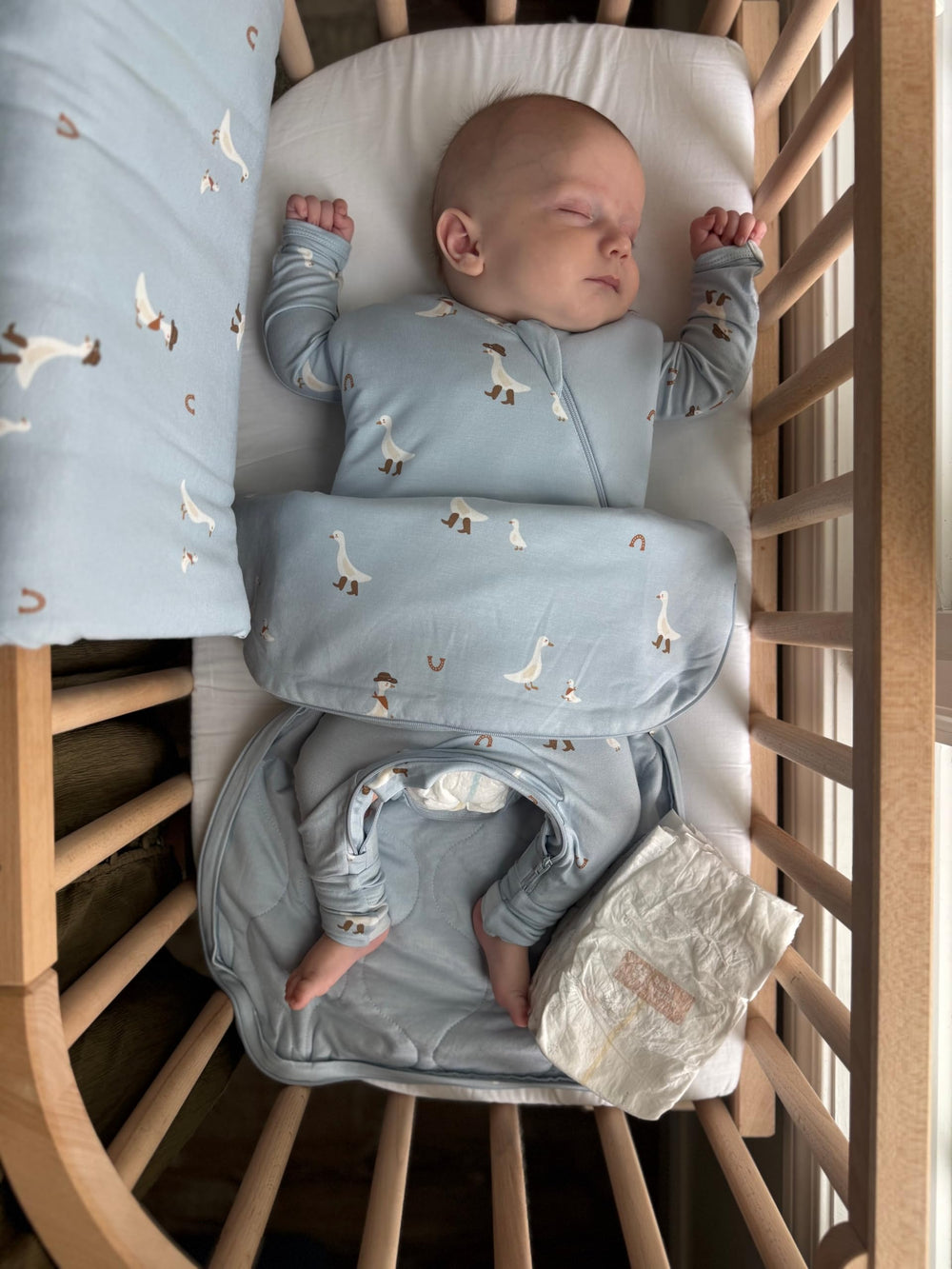 GUNAMUNA Sleep Sack calming design showing cocooning warmth