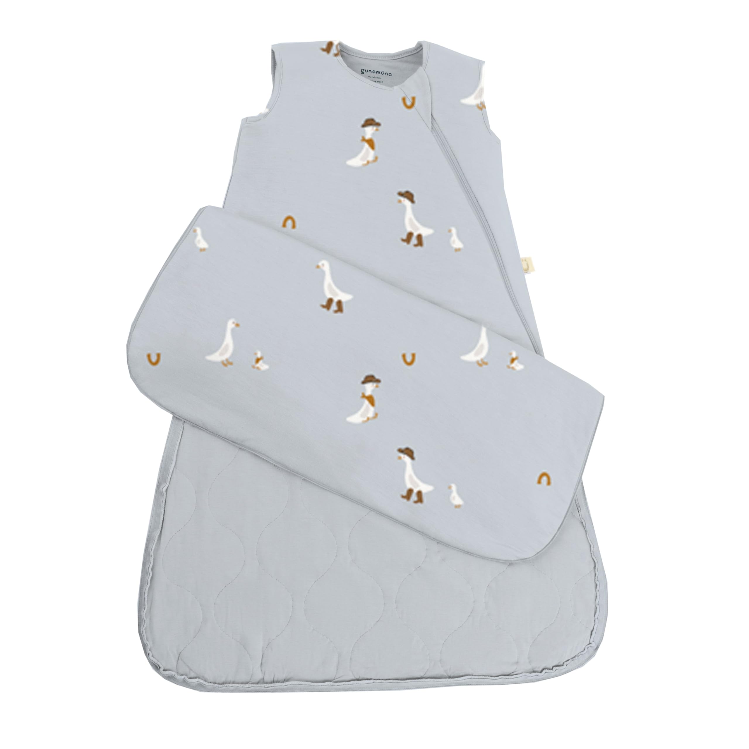 GUNAMUNA Cowboy Sleep Sack front view with roomy fit for toddlers