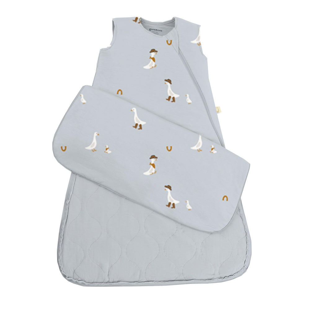 GUNAMUNA Cowboy Sleep Sack front view with roomy fit for toddlers