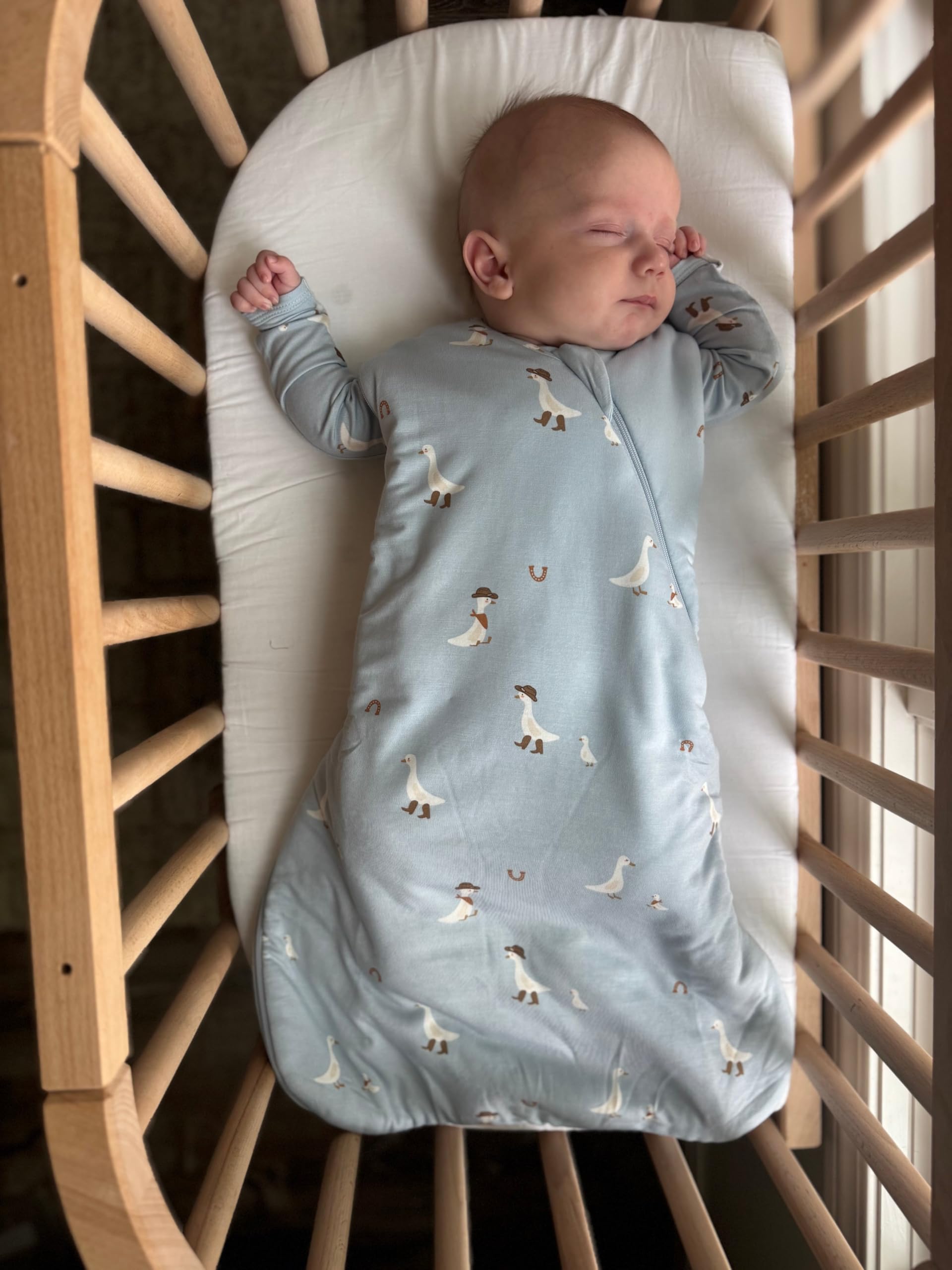 GUNAMUNA Sleep Sack 18-24 months wearing scene demonstrates safe, breathable wear