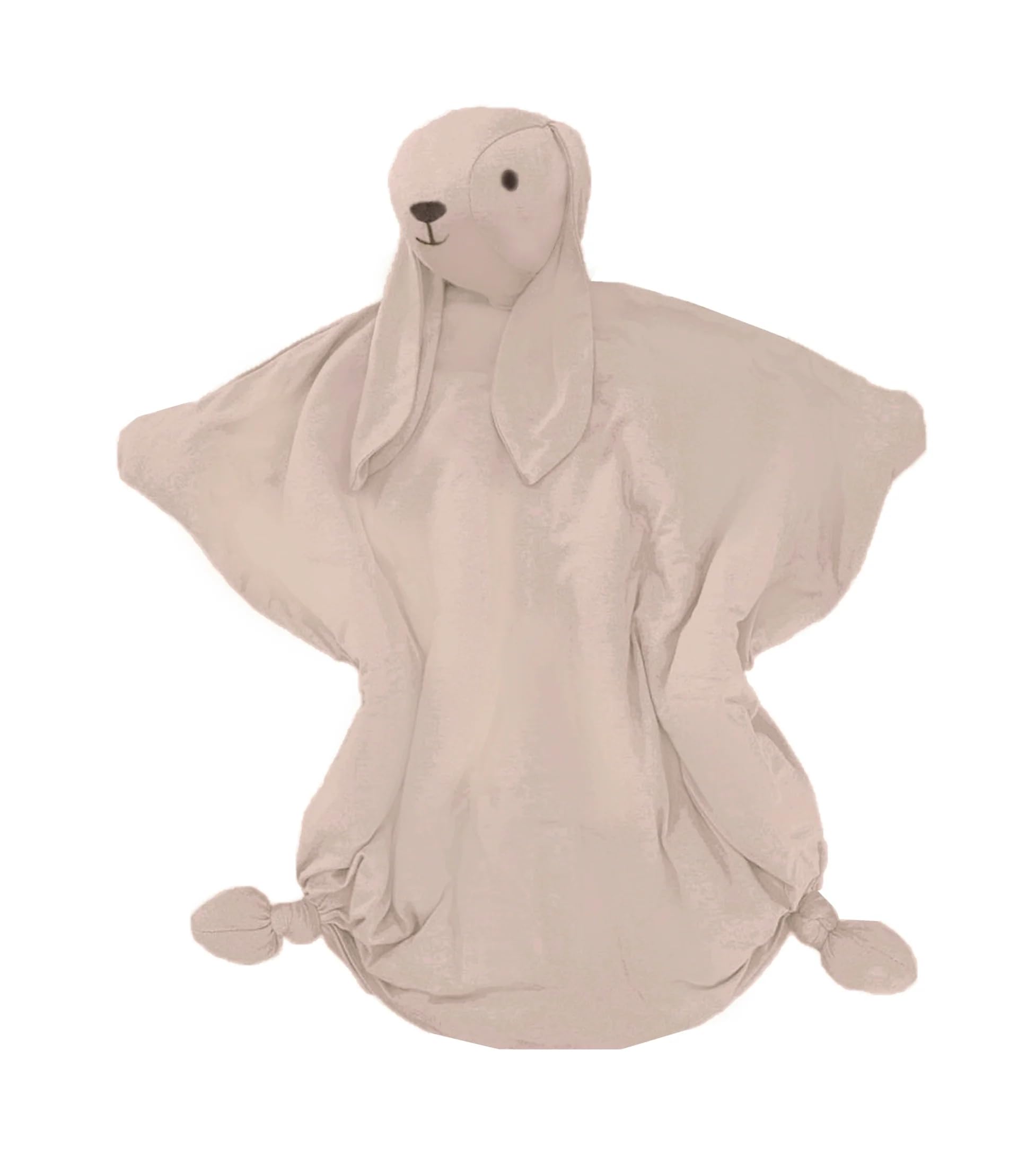GUNAMUNA bunny lovey close-up showing ultra-soft plush for cozy cuddles