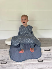 GUNAMUNA Sleep Sacks color palette with muted tones for calm sleep.