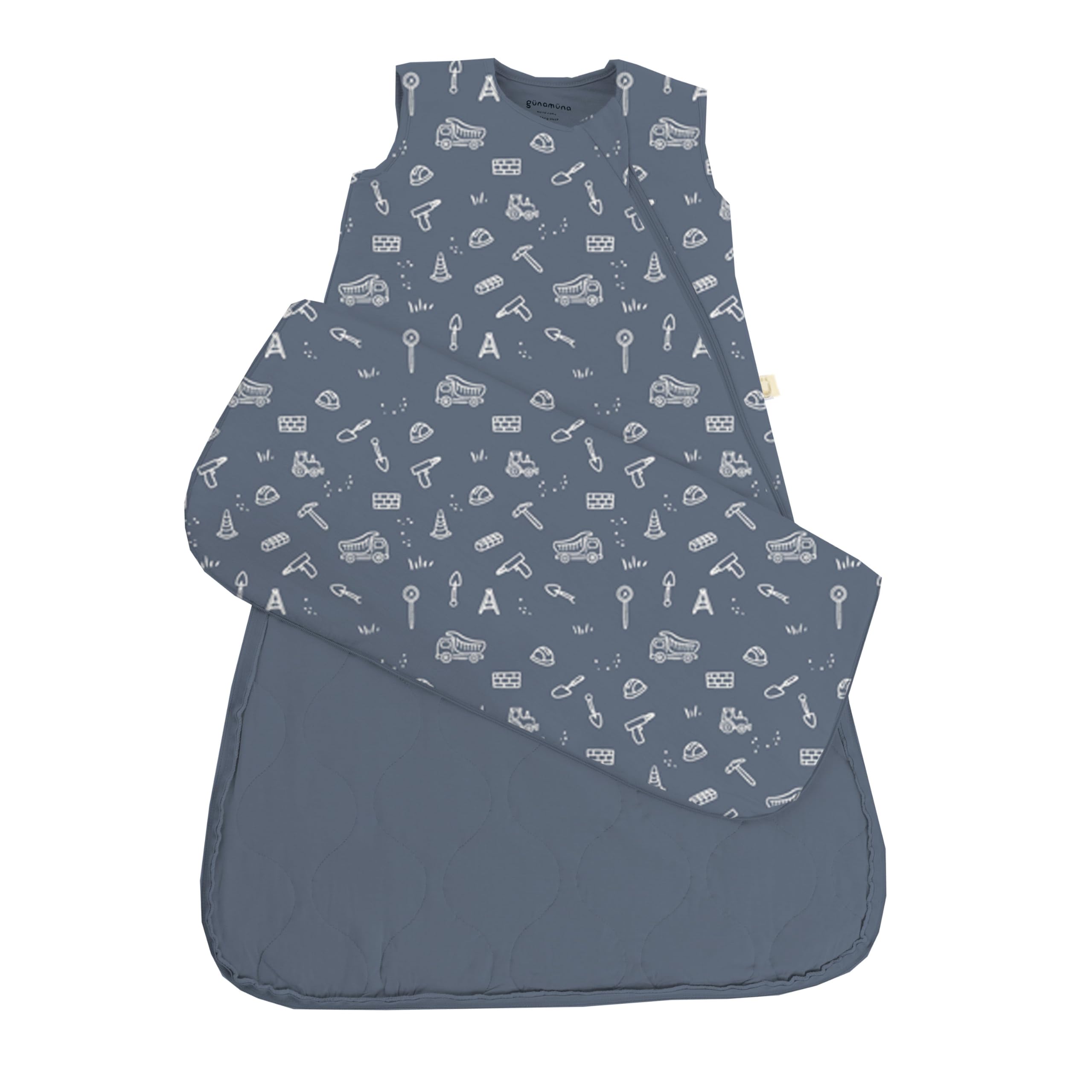 GUNAMUNA Sleep Sacks top view shows soft fabric for cozy sleep.