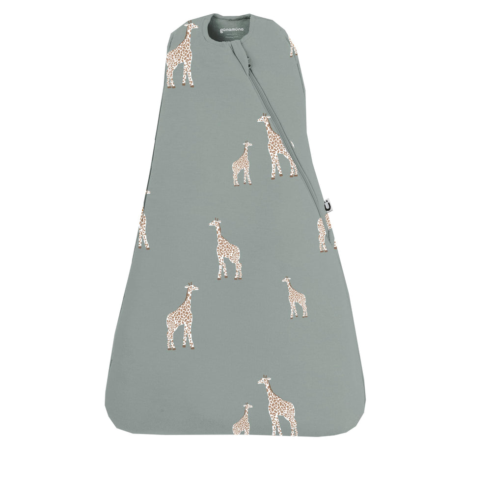 GUNAMUNA Swaddle Wrap with WONDERZiP for quick, fuss-free diaper changes.