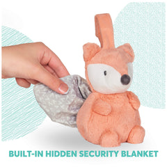 GUND Emory Fox Lovey soft plush fabric for newborn snuggles