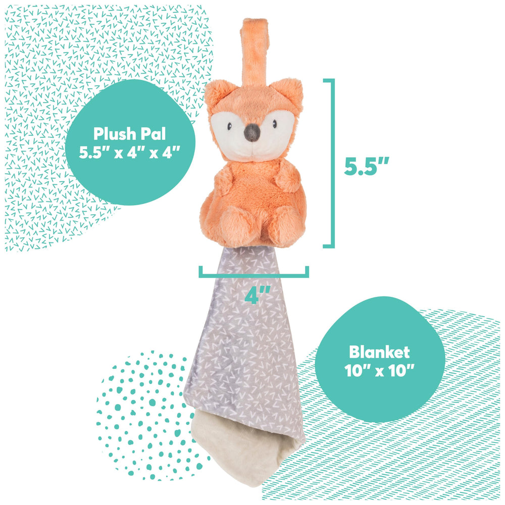 GUND Lil’ Luvs Emory Fox Lovey with embroidered eye and nose details