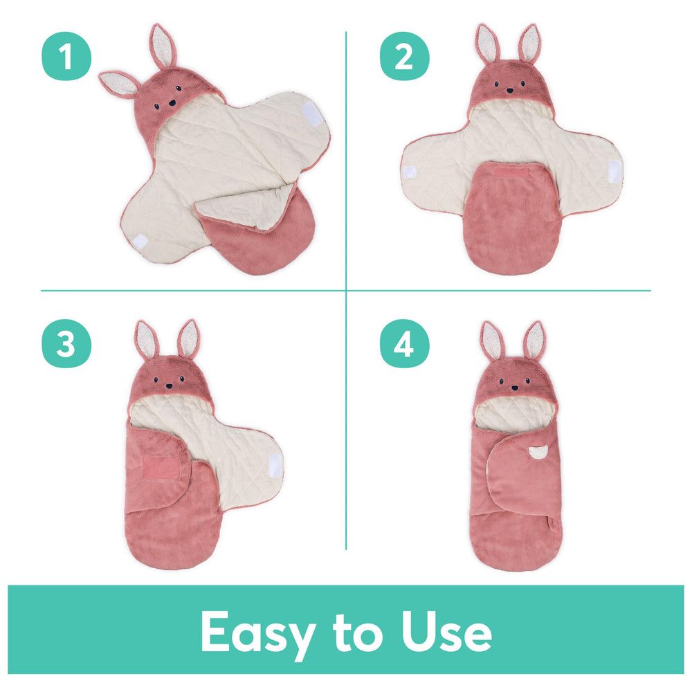 GUND quilted inner lining delivers cozy texture similar to a security blanket.