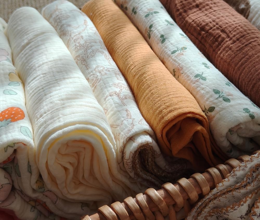 Gunnaicat swaddle with lace detail adds nursery elegance
