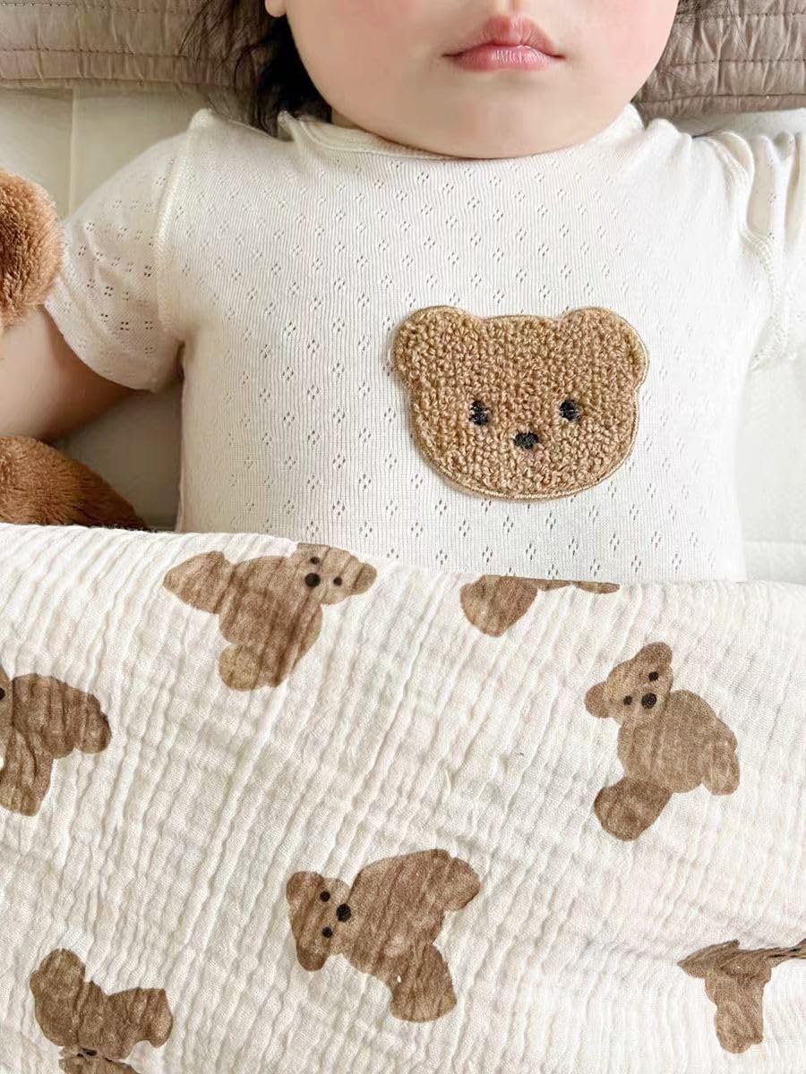 Gunnaicat baby blanket serves as swaddle or crib cover
