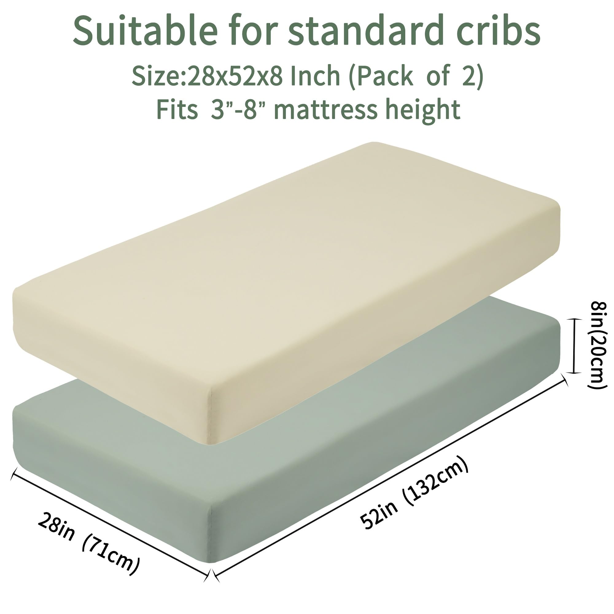 GUNTAIL two-pack provides extra sheets for quick changes.