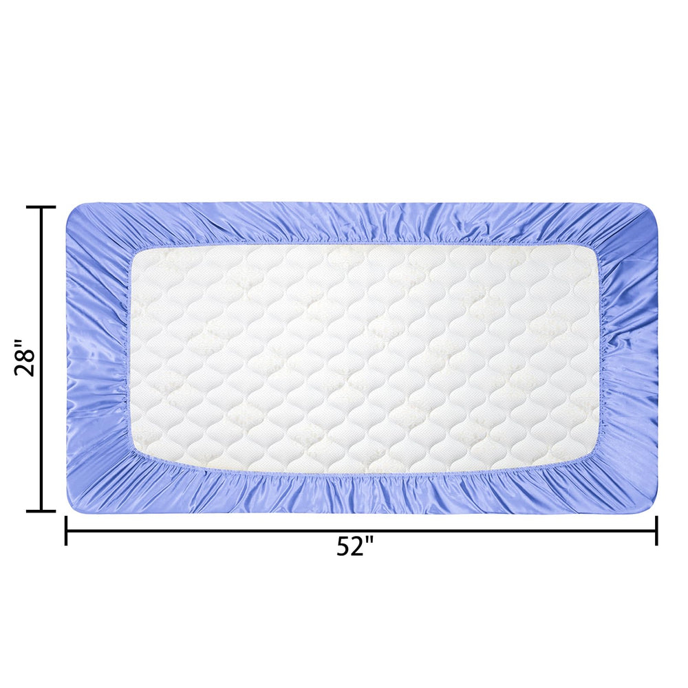 GUNTAIL baby sleep-ready satin sheet set suitable for boys and girls