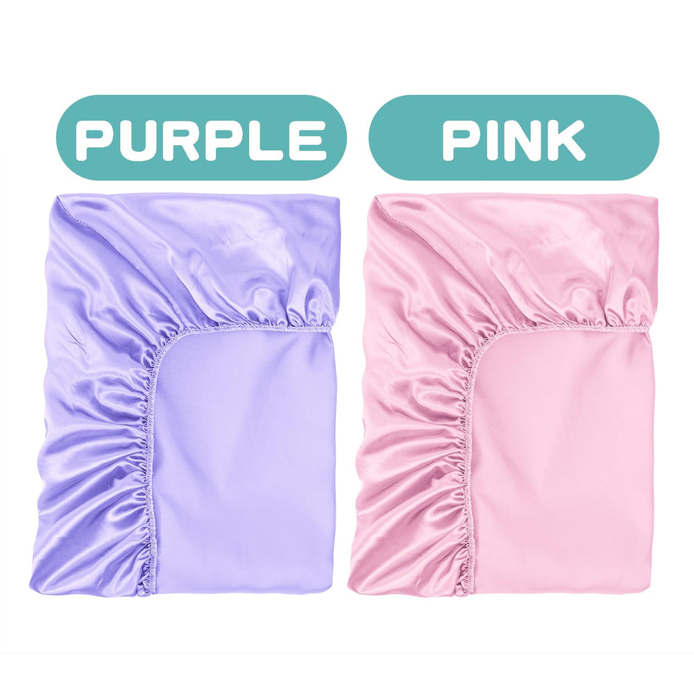 GUNTAIL crib sheet with 7-inch deep pocket and secure elastic