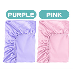 GUNTAIL crib sheet with 7-inch deep pocket and secure elastic