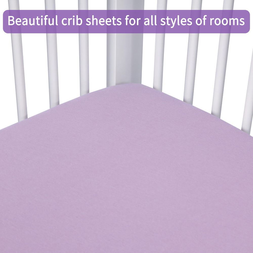 GUNTAIL crib sheets on a cozy nursery scene in a standard crib.