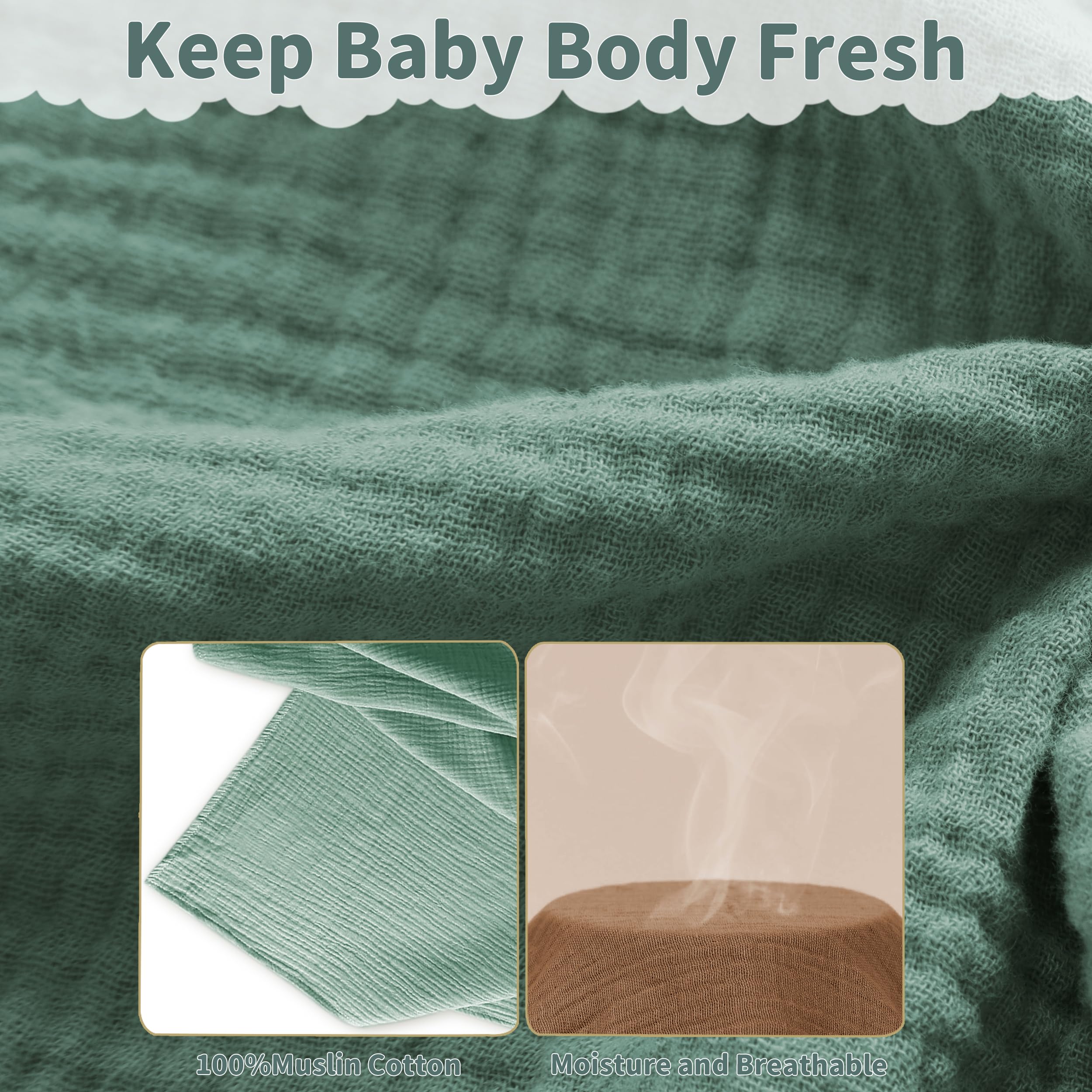 GUNTAIL breathable muslin fabric highlights airy weave for temperature-regulated comfort.