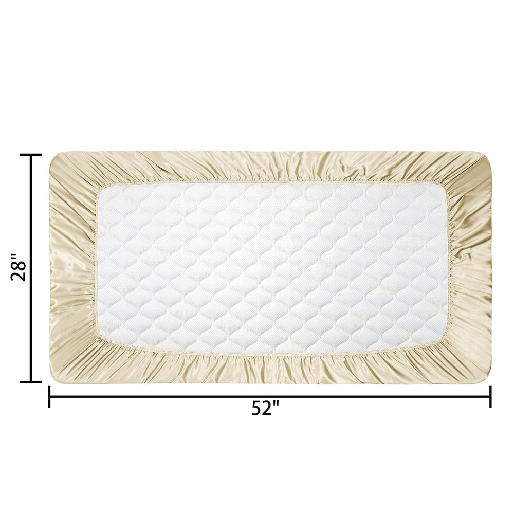 GUNTAIL satin-soft sleep-scene image conveys cozy, skin-friendly baby rest.
