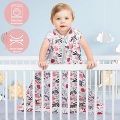 GUNTAIL sleep sack with 2-way zipper enables easy night diaper changes