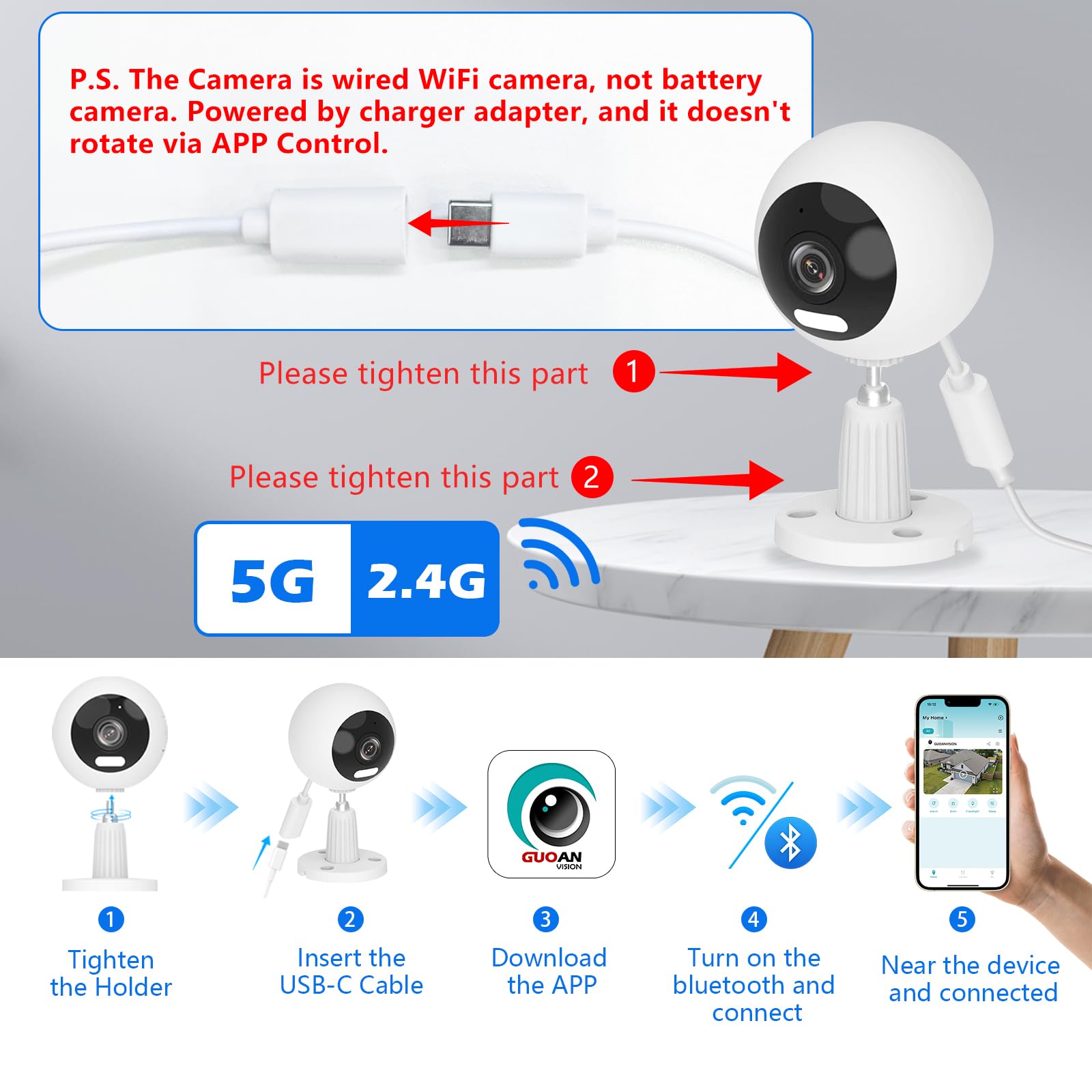Guoanvision S700 cry-detection signals infant moments for quick awareness.