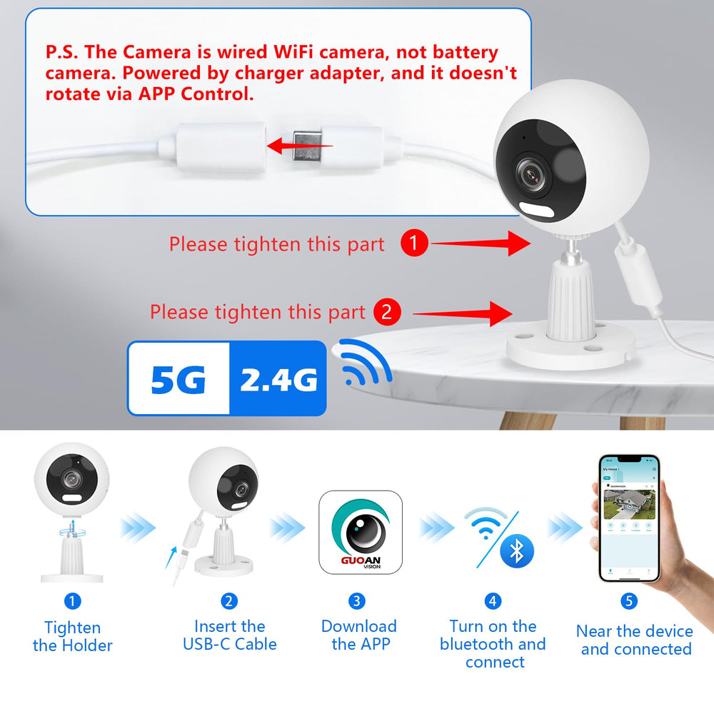Guoanvision S700 cry-detection signals infant moments for quick awareness.