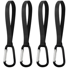 GuoluvSoo 4-pack stroller hooks hands-free use for secure bags on the go